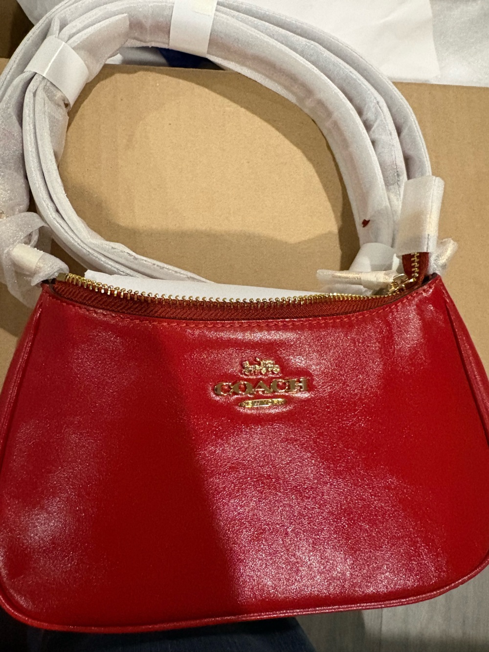 Coach Mini Terri Poppy Red